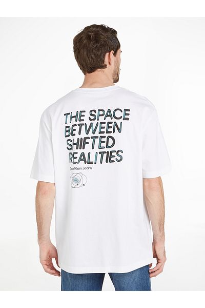 Calvin Klein Men White Short Sleeve T-Shirt
