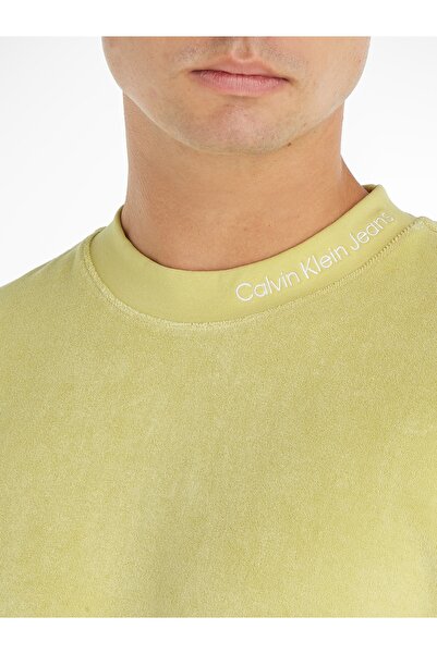 Calvin Klein Calvin Klein Men Yellow Short Sleeve T-Shirt