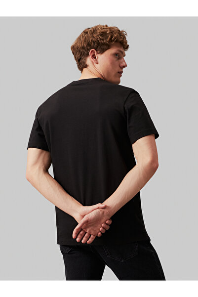 Calvin Klein Men Black Short Sleeve T-Shirt