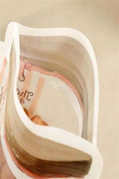tedaks Jar Appearance Ziplock Bag with Snap Fasteners and Practical Bag 4 Pieces