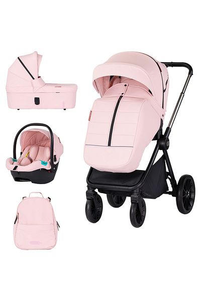OEM 3 in 1 baby stroller Chipolino Encanto pink marshmallow
