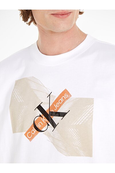 Calvin Klein Men White Short Sleeve T-Shirt