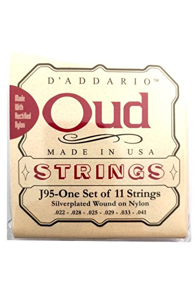 Daddario J95s Ud Teli Set Silverplated Wound Kumlu