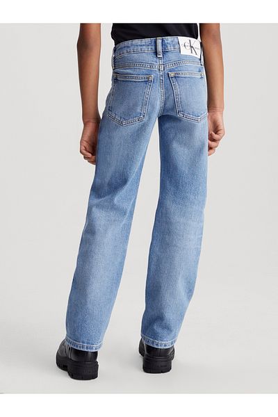 Calvin Klein Girls Denim Medium Straight Jeans