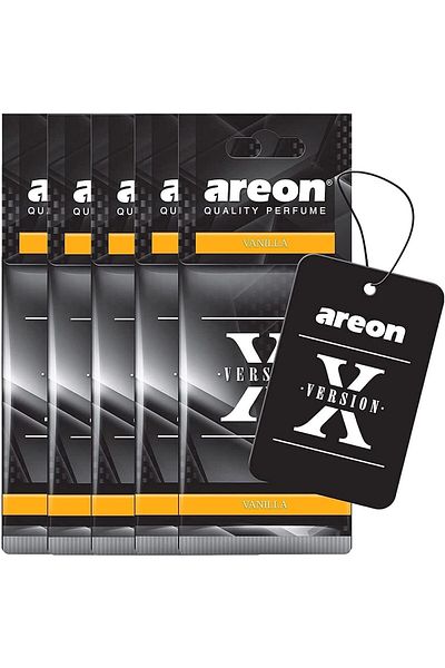 Areon - Air Freshener X Version Vanilla - (Pack of 5)