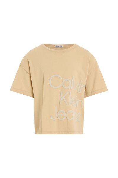 Calvin Klein Calvin Klein Women Beige Short Sleeve T-Shirt