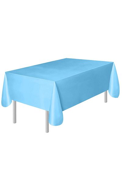 PartyPoo Blue Birthday Table Cloth