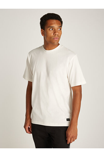 Calvin Klein Men White Short Sleeve T-Shirt