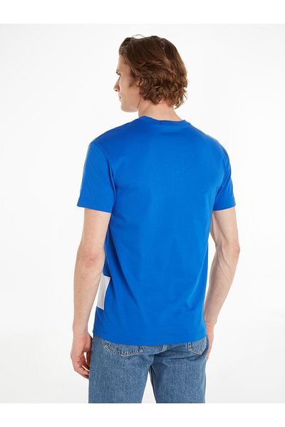 Calvin Klein Men Blue Short Sleeve T-Shirt