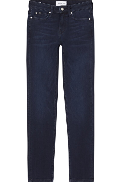 Calvin Klein Women Denim Dark High Rise Slim Fit Jeans