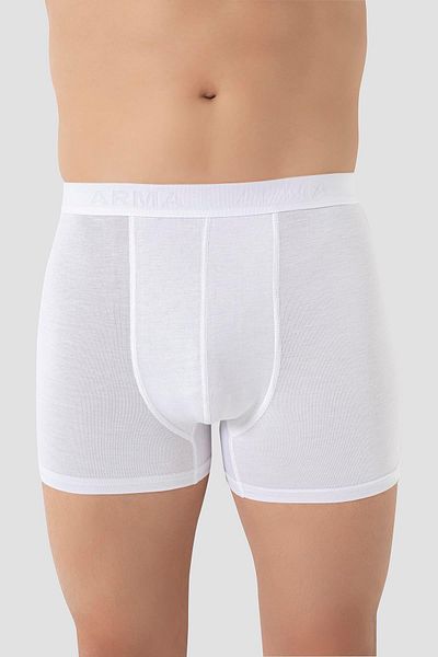 Arma Yıldız Ανδρικό White Boxer 10 Pack Βαμβακερό Lycra Μαλακό και ελαστικό ύφασμα