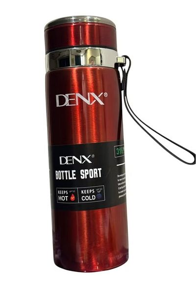 Denx زجاجة مياه حرارية من الفولاذ المقاوم للصدأ، تحافظ على السخونة والبرودة، ترمس للشاي والقهوة DX2056