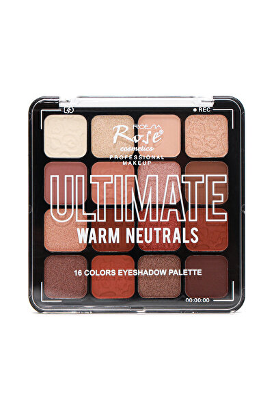 Roesıa Rose Cosmetics Rose Warm Neutrals 16'lı Göz Farı