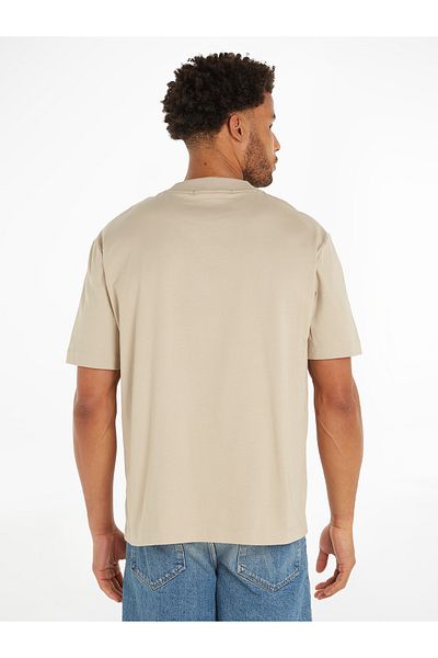 Calvin Klein Men Brown Short Sleeve T-Shirt