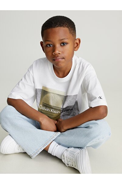 Calvin Klein Calvin Klein Men White Short Sleeve T-Shirt