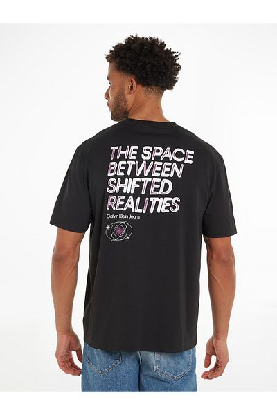 Calvin Klein Men Black Short Sleeve T-Shirt