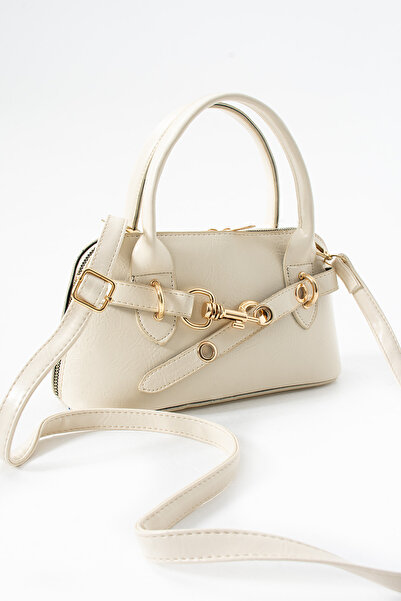 KOÇAK ÇANTA Γυναικεία τσάντα χειρός και τσάντα χιαστί από συνθετικό δέρμα με λεπτομέρεια με γάντζο King