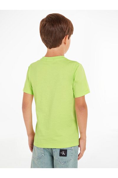Calvin Klein Men Green Short Sleeve T-Shirt