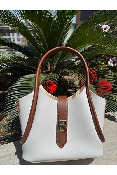 MODA Mini geantă de mână și de umăr pentru femei cu cataramă (18*20 cm)