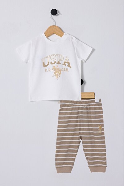 U.S. Polo Assn. قاعدة. بولو أسن. مجموعة بيبي بوي كريم بيبي