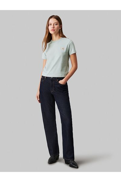 Calvin Klein Women Green Short Sleeve T-Shirt