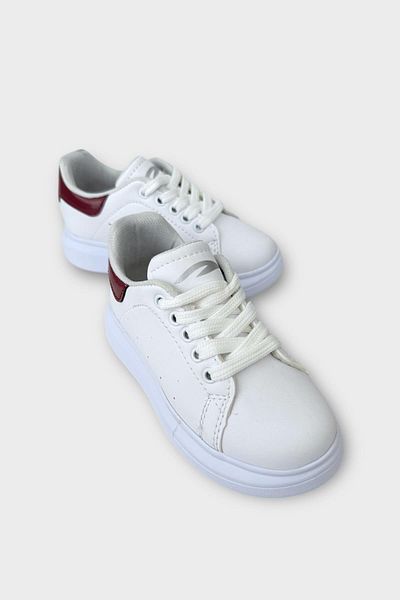 Liger Children's Lace-Up Anatomical Comfort Sole Sports Shoes White