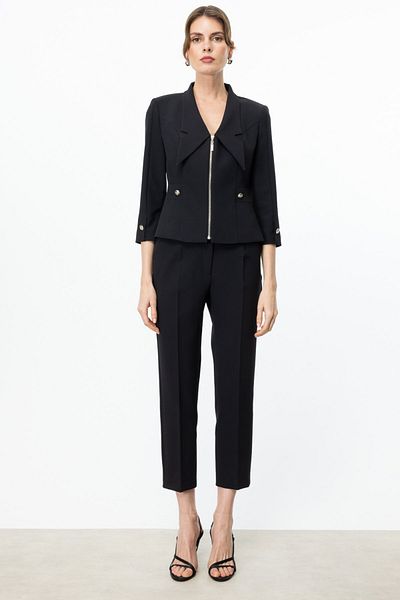 Ekol Side Pocketed Skinny Leg Trousers 4014-25