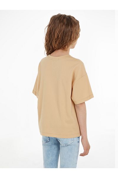 Calvin Klein Calvin Klein Women Beige Short Sleeve T-Shirt