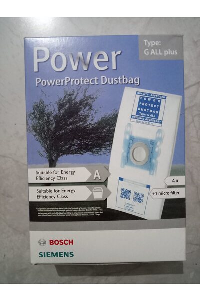 MPTEDARİK Σακούλα ηλεκτρικής σκούπας Bosch Siemens G Allplus 4 τεμαχίων