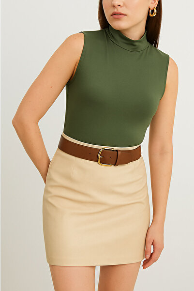 MILANOFOX Напіврибальський комір, облягаючий, еластичний, базовий, безрукавни...