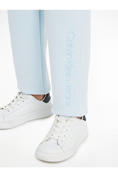 Calvin Klein Boys Blue Raised Inst. Logo Joggers