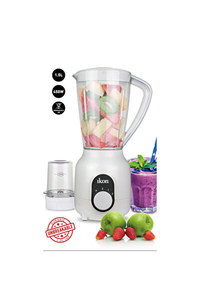 Ikon Blender With Grinder Ik-cbu45, 450w, White-2085546