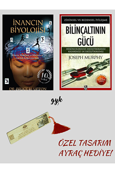 Diyojen Yayıncılık İnancın Biyolojisi ve Bilinçaltının Gücü 2'li SET (AYRAÇ H...