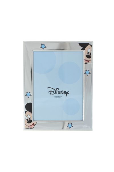 GiftExpress Rama foto argintata pentru copii Mickey Mouse 23cm