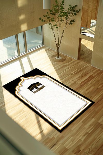 Filamente Decorative Digital Printed Non-Slip Base Prayer Rug Prayer 70X120