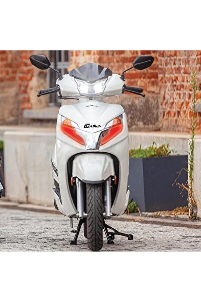 Motiker Honda Activa Yeni Kasa Far Sticker Kaplama Renkli Kırmızı