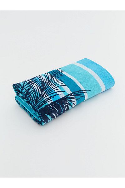 LC Waikiki LCW ACCESSORIES Ανδρική πετσέτα θαλάσσης εμπριμέ 70x150 cm (S5)