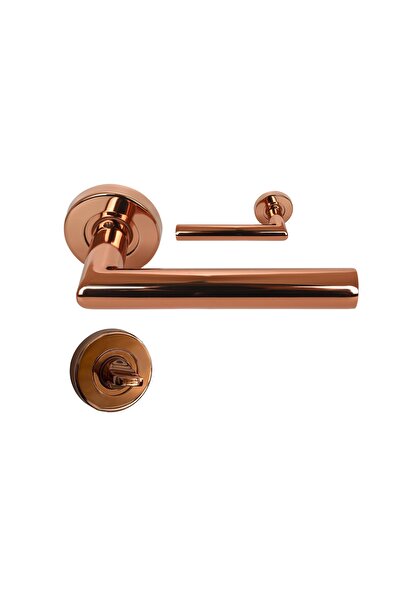 Store Vega Bronze Wc Type Titanium Plated Stainless Door Handle Set