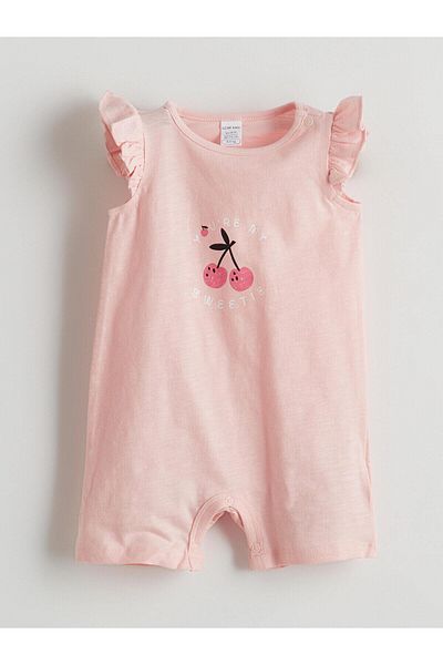LC Waikiki Lcw Baby Crew Neck Printed Baby Girl Jumpsuit 2 Pack (S5)
