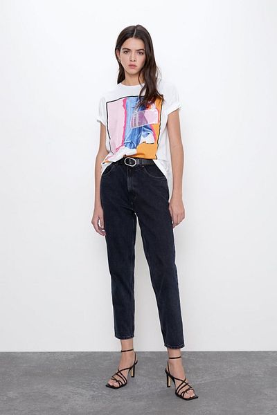 Bengi Clothing Μπλουζάκι με κοντό μανίκι με στάμπα