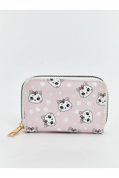 LC Waikiki Lcw Eco Printed Zippered Girl's Wallet (S5)