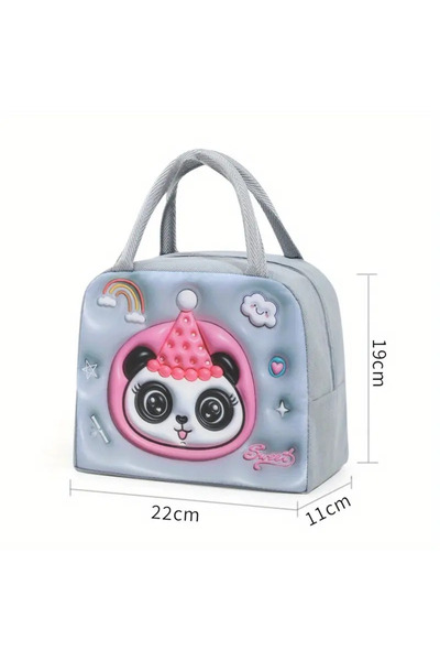 TATA CRAFT Bento Food Carrying Hand Bag Office, School, Beach, Camping, Picnic Insulated Bag