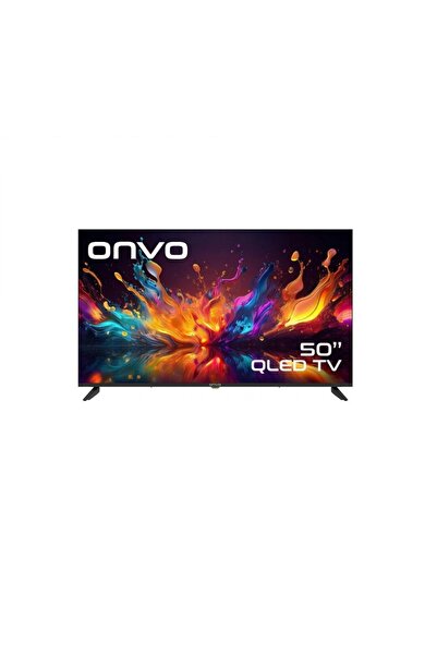 ONVO 50OVF9001UQ 50'' 127 Ekran Uydu Alıcılı 4K Ultra HD Google QLED TV