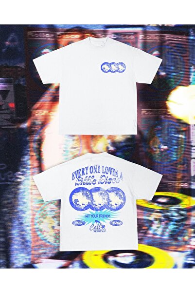 Jose Clothing Tricou imprimat cu mânecă scurtă cu croială supradimensionată