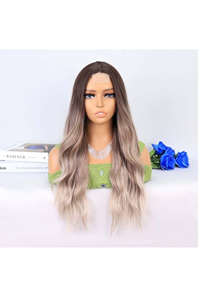 ALVERA COLLECTION شعر مستعار روسيا أوبورن الأبيض البلاتيني من التول مع أومبير...