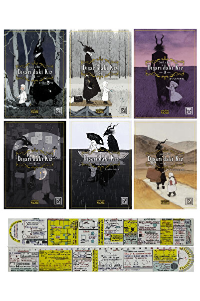 Destek Yayınları Dışarıdaki Kız 6 Cilt Manga Seti + Mat. Öğreten Cetvel