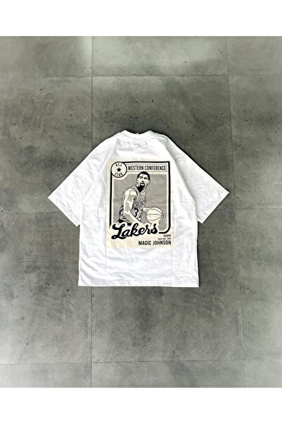 Jose Clothing Tricou imprimat cu mânecă scurtă cu croială supradimensionată