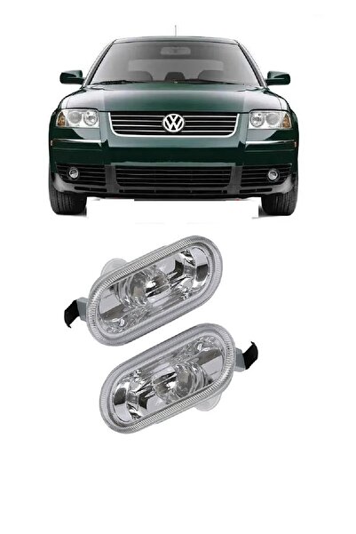 CMEPARTS Volkswagen Passat B5 1997-2000 Uyumlu Çamurluk Sinyali Sağ + Sol Tak...
