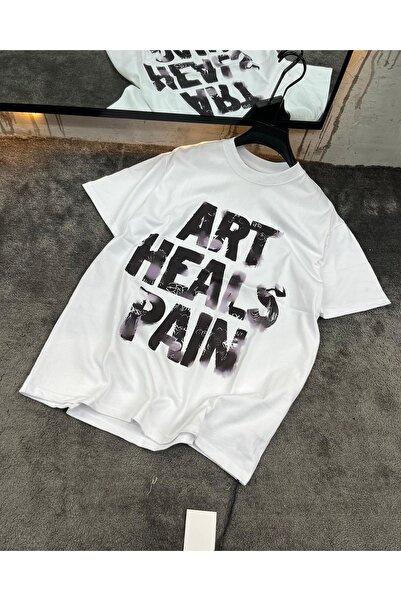 Bengi Clothing تي شيرت مطبوع بأكمام قصيرة وقصة كبيرة الحجم