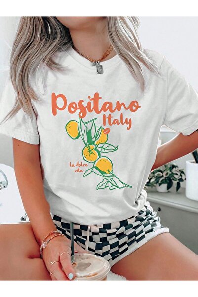 Jose Clothing Tricou imprimat cu mânecă scurtă cu croială supradimensionată